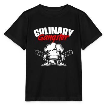 Gangster culinaire Drôle professionnel - T-shirt bio MINI CREATOR Stanley/Stella Enfant - noir - Devant - Mikhail (115cm)