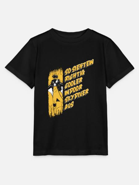 Indoor-Skydiving - Stanley/Stella Kinder T-Shirt MINI CREATOR - Schwarz