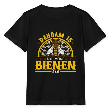 Apiculteur Apiculteur - T-shirt bio MINI CREATOR Stanley/Stella Enfant - noir - Devant - Mikhail (115cm)
