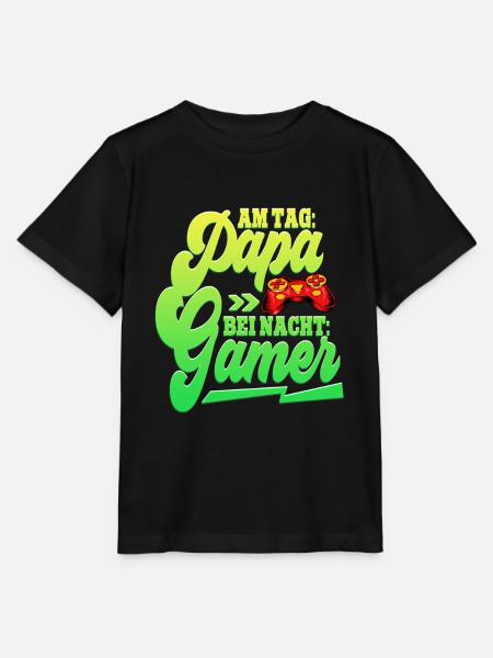 Zocken Gaming Papa - Stanley/Stella Kinder T-Shirt MINI CREATOR - Schwarz