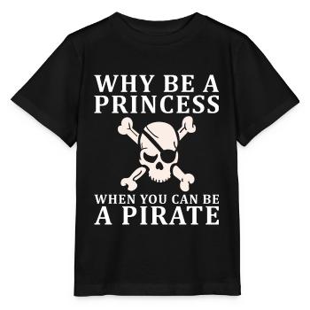Pirate Kids Skull Party Pirates - Stanley/Stella MINI CREATOR Kids’ T-Shirt - black - Front - Mikhail (115cm)