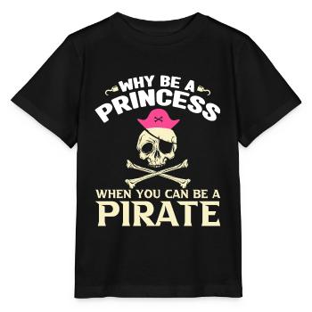 Pirate Kids Skull Party Pirates - Stanley/Stella MINI CREATOR Kids’ T-Shirt - black - Front - Mikhail (115cm)