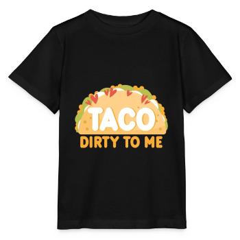 Taco Tacos Cuisine mexicaine - T-shirt bio MINI CREATOR Stanley/Stella Enfant - noir - Devant - Mikhail (115cm)