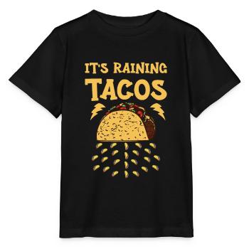 Taco Tacos Cuisine mexicaine - T-shirt bio MINI CREATOR Stanley/Stella Enfant - noir - Devant - Mikhail (115cm)