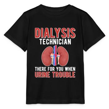 Technicien en dialyse Technicien en dialyse Technicien en dialyse - T-shirt bio MINI CREATOR Stanley/Stella Enfant - noir - Devant - Mikhail (115cm)