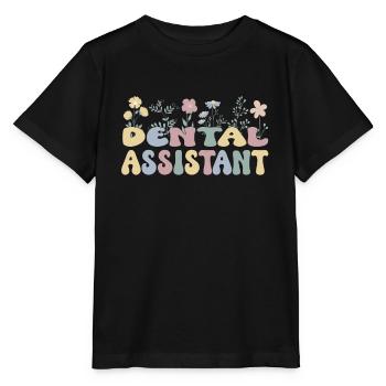 Assistant dentaire Assistant dentaire - T-shirt bio MINI CREATOR Stanley/Stella Enfant - noir - Devant - Mikhail (115cm)