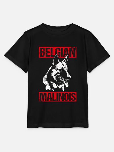 Belgian Malinois Hunde - Stanley/Stella Kinder T-Shirt MINI CREATOR - Schwarz