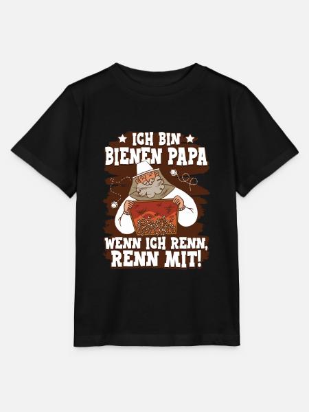 Bienen Papa Bienenzüchter Imker - Stanley/Stella Kinder T-Shirt MINI CREATOR - Schwarz