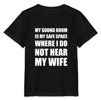Tontechniker Sound Audio Engineer - Stanley/Stella Kinder T-Shirt MINI CREATOR  - Schwarz - Vorne - Mikhail (115cm)