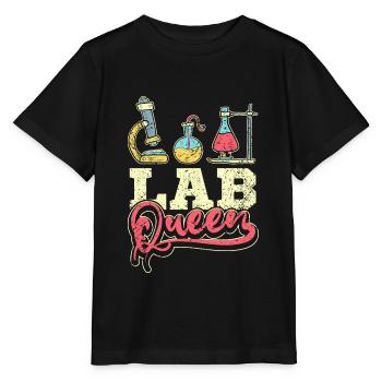 Reine de laboratoire - T-shirt bio MINI CREATOR Stanley/Stella Enfant - noir - Devant - Mikhail (115cm)