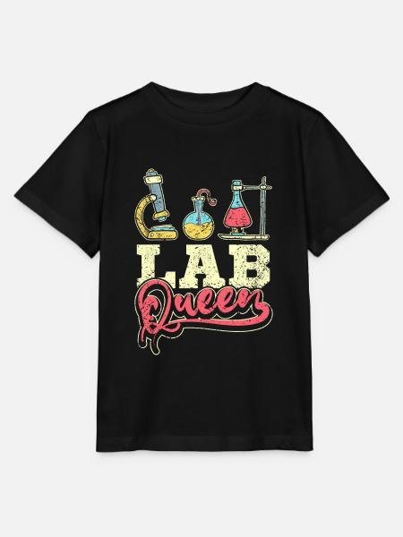 Lab queen - Stanley/Stella Kinder T-Shirt MINI CREATOR  - Schwarz