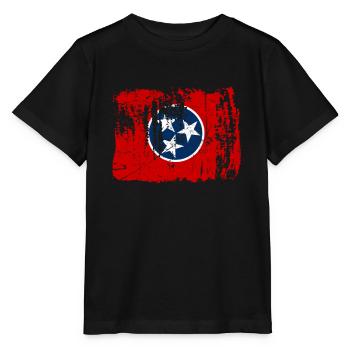 Tennessee Home Geschenk - Stanley/Stella Kinder T-Shirt MINI CREATOR  - Schwarz - Vorne - Mikhail (115cm)