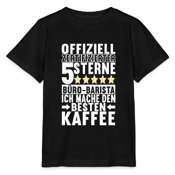 Farewell gift Job change colleagues - Stanley/Stella MINI CREATOR Kids’ T-Shirt - black - Front - Mikhail (115cm)