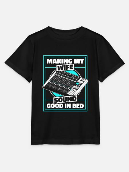 Tontechniker Sound Audio Engineer - Stanley/Stella Kinder T-Shirt MINI CREATOR  - Schwarz