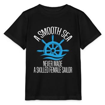 Seglen Segelboot Segler - Stanley/Stella Kinder T-Shirt MINI CREATOR  - Schwarz - Vorne - Mikhail (115cm)