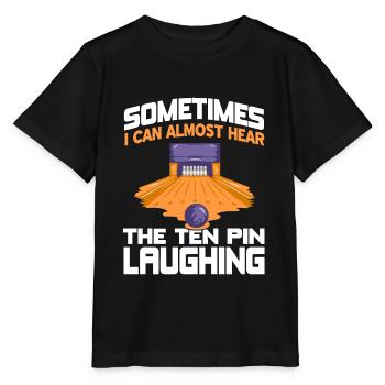 Parfois, je peux presque entendre les dix épingles rire - T-shirt bio MINI CREATOR Stanley/Stella Enfant - noir - Devant - Mikhail (115cm)