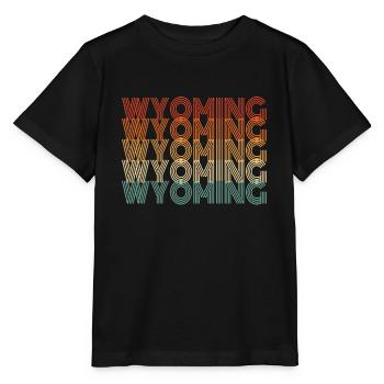 Gift From Wyoming Residents - Stanley/Stella MINI CREATOR Kids’ T-Shirt - black - Front - Mikhail (115cm)