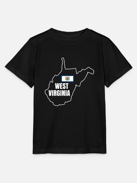 West Virginia Pride Geschenk - Stanley/Stella Kinder T-Shirt MINI CREATOR - Schwarz