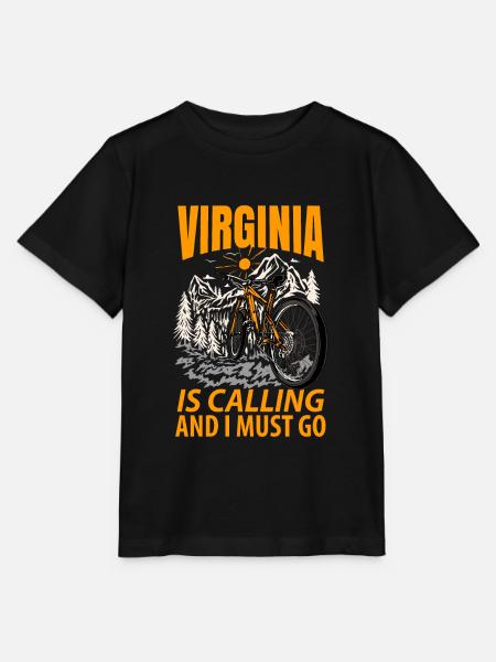 Virginia Abenteurer Geschenk - Stanley/Stella Kinder T-Shirt MINI CREATOR  - Schwarz