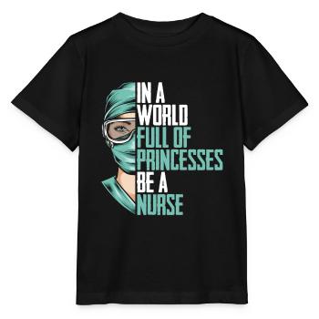 Nurse Nurse - Stanley/Stella MINI CREATOR Kids’ T-Shirt - black - Front - Mikhail (115cm)