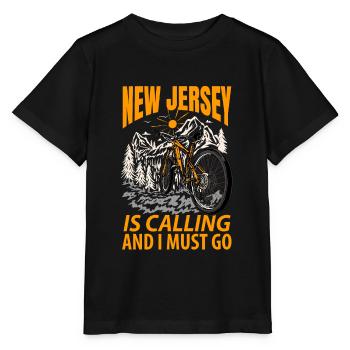Cadeau aventureux du New Jersey - T-shirt bio MINI CREATOR Stanley/Stella Enfant - noir - Devant - Mikhail (115cm)