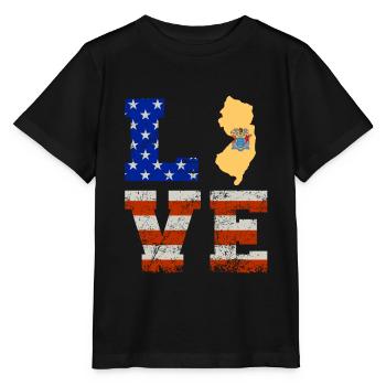 Cher cadeau du New Jersey - T-shirt bio MINI CREATOR Stanley/Stella Enfant - noir - Devant - Mikhail (115cm)