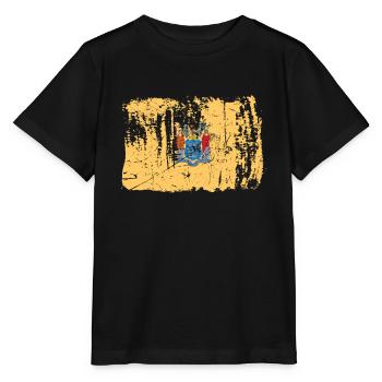 Cadeau fier du New Jersey - T-shirt bio MINI CREATOR Stanley/Stella Enfant - noir - Devant - Mikhail (115cm)