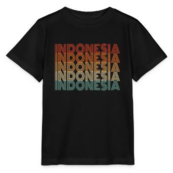 Indonesia Residents Gift - Stanley/Stella MINI CREATOR Kids’ T-Shirt - black - Front - Mikhail (115cm)