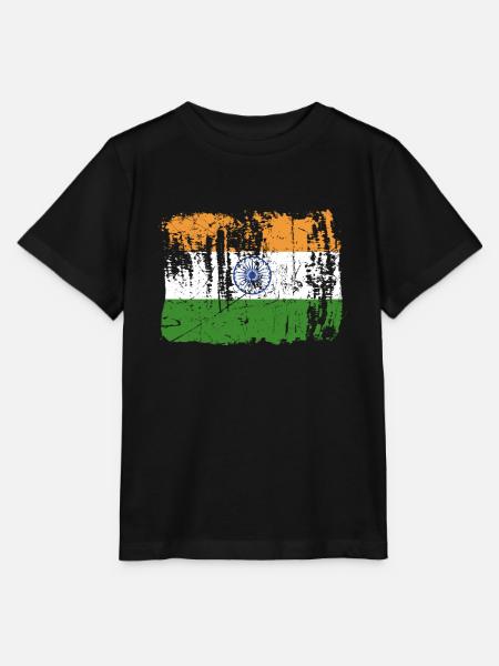 Indien Pride Geschenk - Stanley/Stella Kinder T-Shirt MINI CREATOR - Schwarz