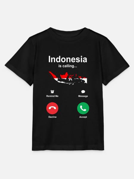 Reisen Indonesien Geschenk - Stanley/Stella Kinder T-Shirt MINI CREATOR - Schwarz