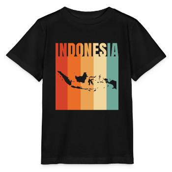 Indonesien Stadtbild Geschenk - Stanley/Stella Kinder T-Shirt MINI CREATOR  - Schwarz - Vorne - Mikhail (115cm)