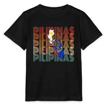 Philippines Residents Gift - Stanley/Stella MINI CREATOR Kids’ T-Shirt - black - Front - Mikhail (115cm)