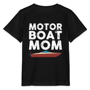 Great Motorboat Mom Outfit Motorboat For Women - Stanley/Stella MINI CREATOR Kids’ T-Shirt - black - Front - Mikhail (115cm)