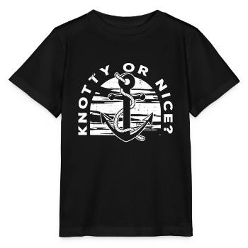 Seglen Segelboot Segler - Stanley/Stella Kinder T-Shirt MINI CREATOR  - Schwarz - Vorne - Mikhail (115cm)