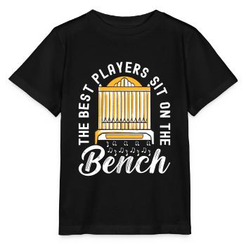 Organiste Joueur d’orgue - T-shirt bio MINI CREATOR Stanley/Stella Enfant - noir - Devant - Mikhail (115cm)