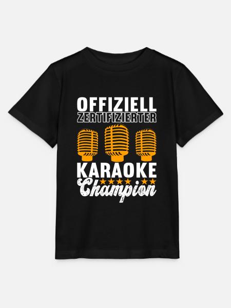 Karaoke Karaokeabend - Stanley/Stella Kinder T-Shirt MINI CREATOR - Schwarz