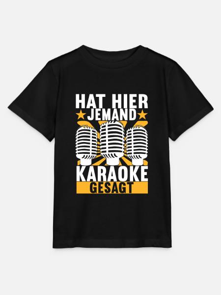 Karaoke Karaokeabend - Stanley/Stella Kinder T-Shirt MINI CREATOR - Schwarz