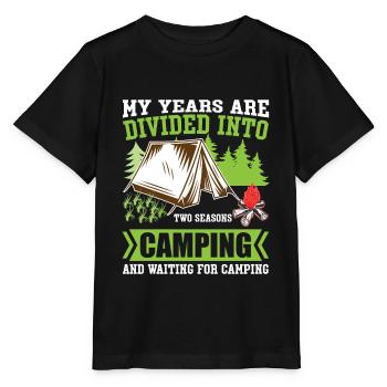 Camping Years - Stanley/Stella Kinder T-Shirt MINI CREATOR  - Schwarz - Vorne - Mikhail (115cm)