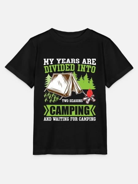 Camping Years - Stanley/Stella Kinder T-Shirt MINI CREATOR  - Schwarz