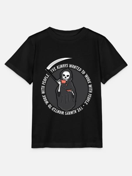 Grim Reaper Kaffee - Stanley/Stella Kinder T-Shirt MINI CREATOR - Schwarz