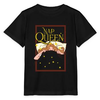 Nap Queen - Stanley/Stella Kinder T-Shirt MINI CREATOR  - Schwarz - Vorne - Mikhail (115cm)