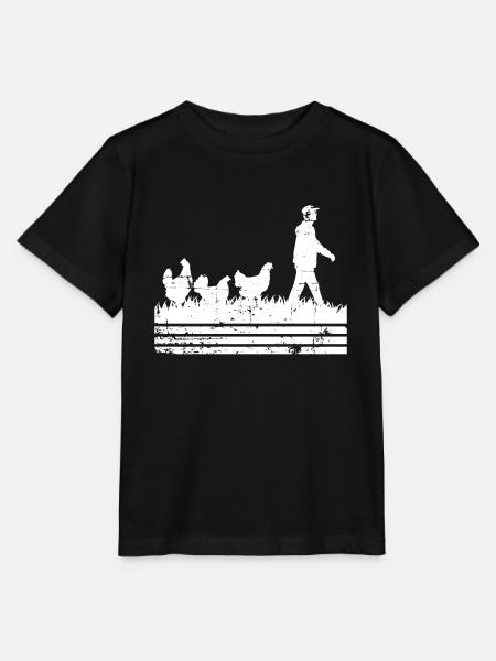Huhn Hühner - Stanley/Stella Kinder T-Shirt MINI CREATOR - Schwarz