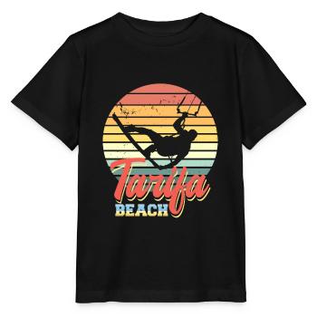 Kite Surfing Design with Kiteboard Surfer - Stanley/Stella MINI CREATOR Kids’ T-Shirt - black - Front - Mikhail (115cm)
