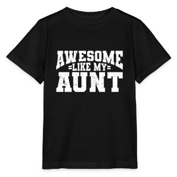 Génial comme mon certificat de fin d’études de tante - T-shirt bio MINI CREATOR Stanley/Stella Enfant - noir - Devant - Mikhail (115cm)