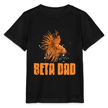 Vintage Fishing Designs BETA Dad T-Shirt Present - Stanley/Stella Kinder T-Shirt MINI CREATOR  - Schwarz - Vorne - Mikhail (115cm)