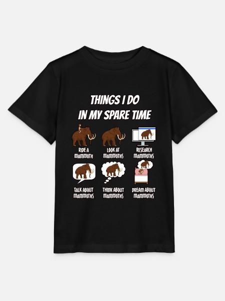 Mammut - Stanley/Stella Kinder T-Shirt MINI CREATOR - Schwarz