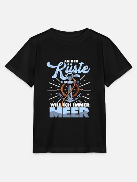 Meer Strand Nordsee Ostsee Norddeutsch - Stanley/Stella Kinder T-Shirt MINI CREATOR  - Schwarz