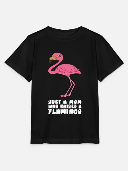 Lustige Flamingo-Grafik - Stanley/Stella Kinder T-Shirt MINI CREATOR - Schwarz
