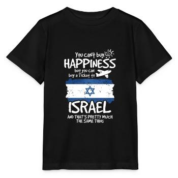 Israel - Stanley/Stella MINI CREATOR Kids’ T-Shirt - black - Front - Mikhail (115cm)