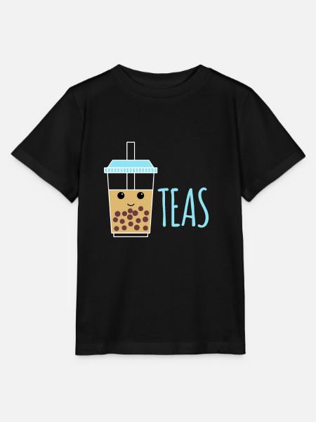 Boba Tea Boba-Tee Partnerlook - Stanley/Stella Kinder T-Shirt MINI CREATOR - Schwarz
